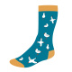 C-6342 Zeemeeuw Sokken Per 5 Exclusief bij Nauticalia en Flyer-Gifts, deze sokken zijn door ons gemaakt met een selectie van kleurrijke nautische ontwerpen.