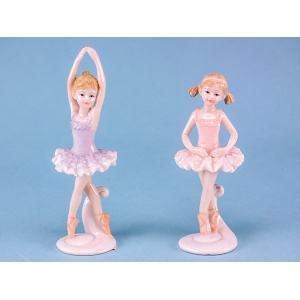 Staande Ballerina 16cm, 2 assorti P.12