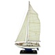 Zeilboot blauw/wit 35  cm