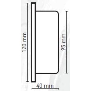 Klok baro- thermo-hygrometer set  ø12cm