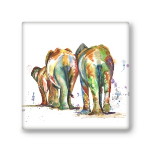 Meg Hawkins kleurrijke olifant P.6