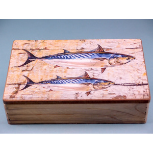 Kistje met Makrelen, 22x14x6cm P.4