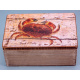 Kistje met Krab 15x10cm per 8 verpakt