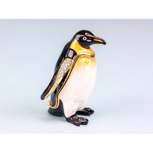 Cloisonne Pinguïn 7cm per 2 verpakt