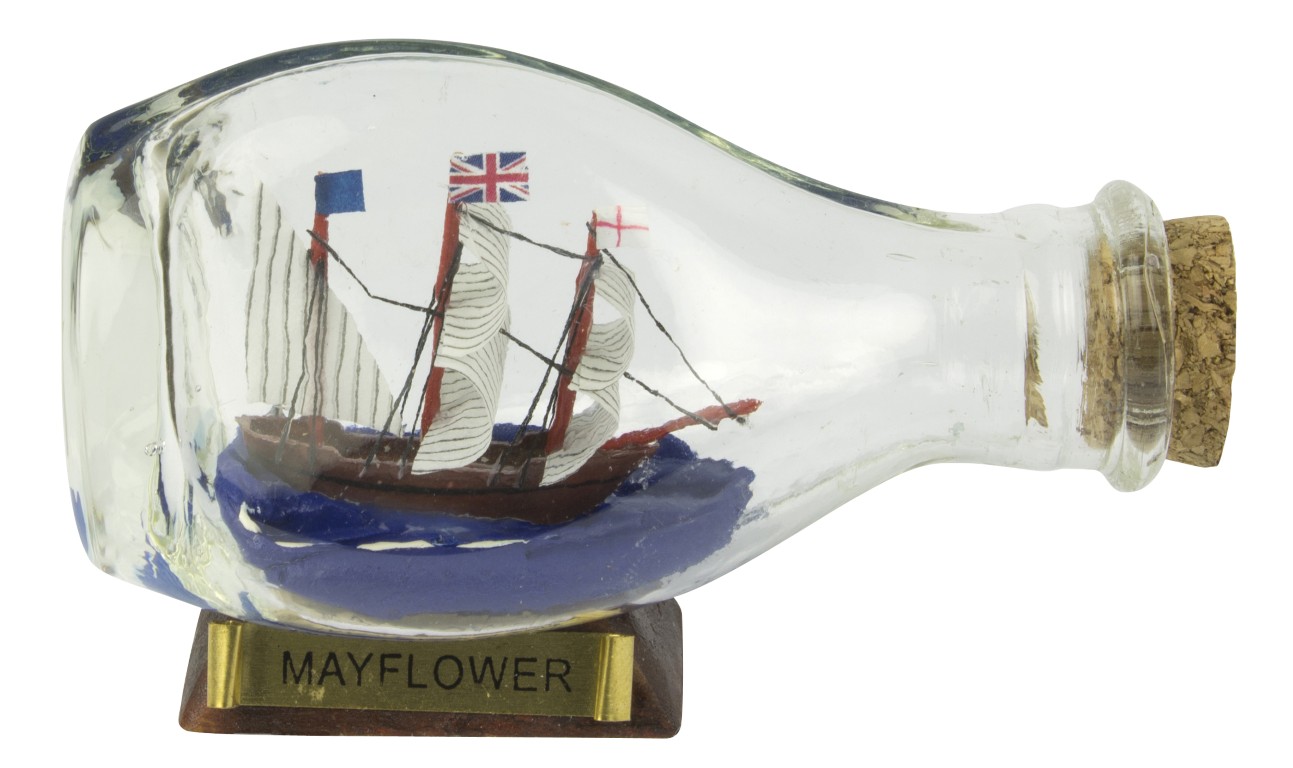 Flessenschip Mayflower 3-zijdig p.6