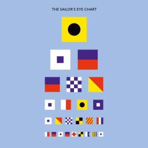 Ansichtkaart Sailor's Eye Chart