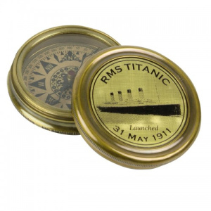 RMS Titanic Tribute Compass messing