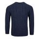 Klassieke Aran trui denim S