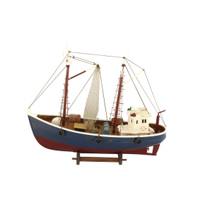 Vissersboot L:45,5cm H:39cm