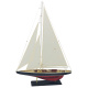 Zeilboot L: 60 cm  H: 86 cm hout