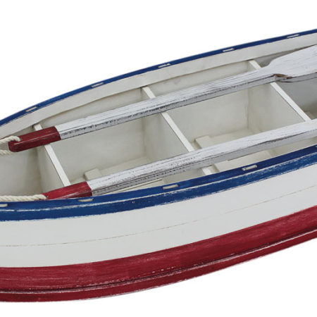 Presentatieboot rood/wit/blauw H:75cm