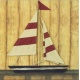 Canvas Print zeilboot  30 x 30 cm