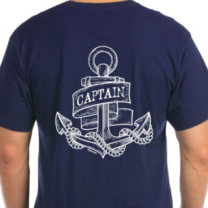 T-Shirt Captain Anker navy