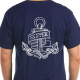T-Shirt Skipper Anker navy