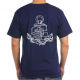 T-Shirt Old sea dog Anker navy