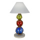 Glasbal lamp H:66cm, Ø:22cm