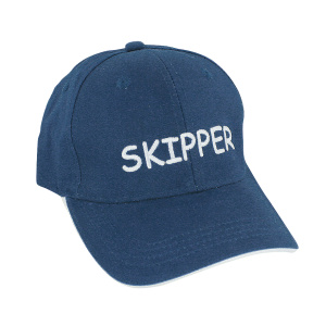 Baseball cap Skipper marineblauw katoen