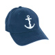 Baseball cap Anker marineblauw katoen