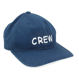 Baseball cap CREW marineblauw katoen