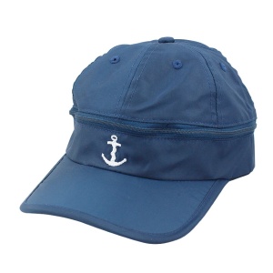 Regen/zoncap Anker marineblauw