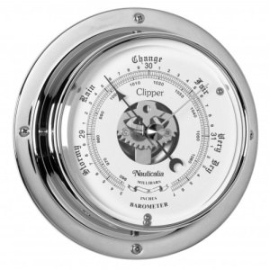 Clipper Barometer (QuickFix) Chroom