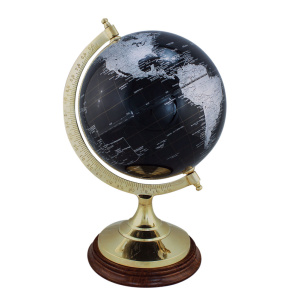 Globe zwart H:34 Ø:20/17cm
