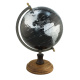 Globe op houten voet H:32cm