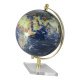 Globe donkerblauw plexiglas H:44 Ø:30cm