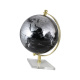 Globe zwart op plexi H:19 Ø:12,5cm