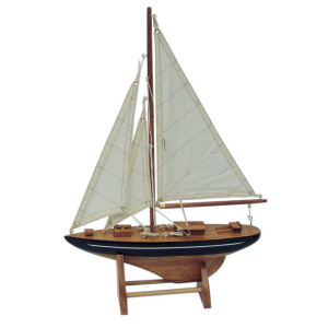 Zeilboot L: 25 cm H: 35 cm