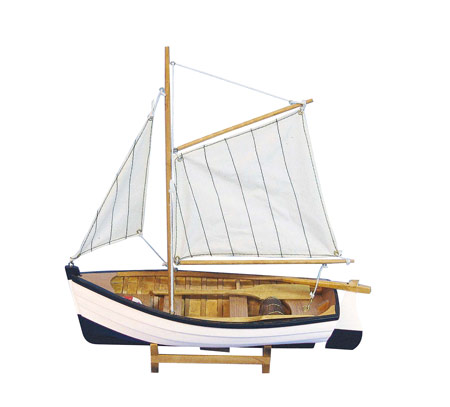 Vissersboot L: 32 x H: 33 cm