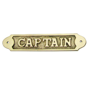 Naamplaat Captain 16 x 3,5 cm p.5