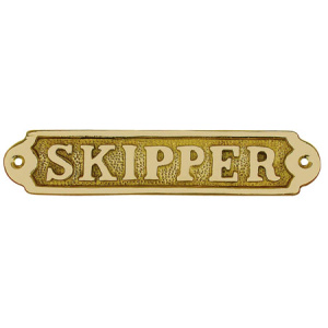 Naamplaat Skipper 17 x 3,5 cm p.5