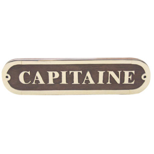 Naamplaat Capitaine 20 x 5 cm p.5