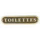 Naamplaat Toilettes 21 x 5 cm p.5