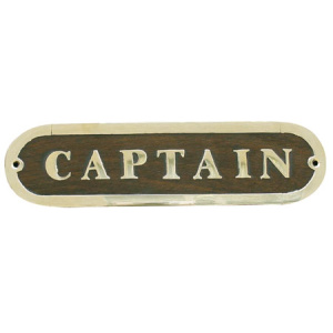 Naamplaat Captain 19,5 x 5 cm p.5