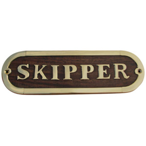 Naamplaat Skipper 17 x 5 cm p.5
