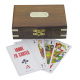 Tarot kaartspel houten kist 14,5x9,5x4,5