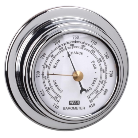 Klok, baro- thermo-hygrometer set ø 95mm
