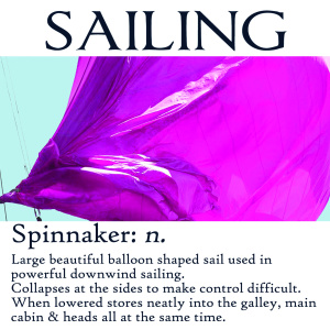 Ansichtkaart Sailing - Spinnaker P.12